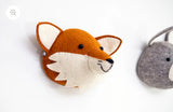 Fiona Walker Felt Animal Head - The Baby Fox  (Mini)